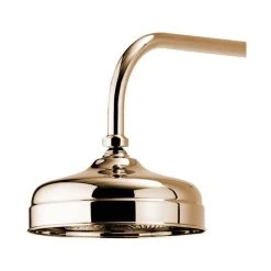 Aqualisa Aquatique Fixed Shower Head 8″‘ Gold