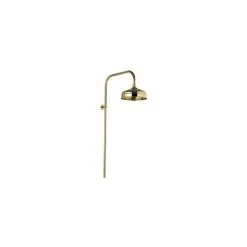 Aqualisa Aquatique 8″ Shower Head Gold For Exposed Valve