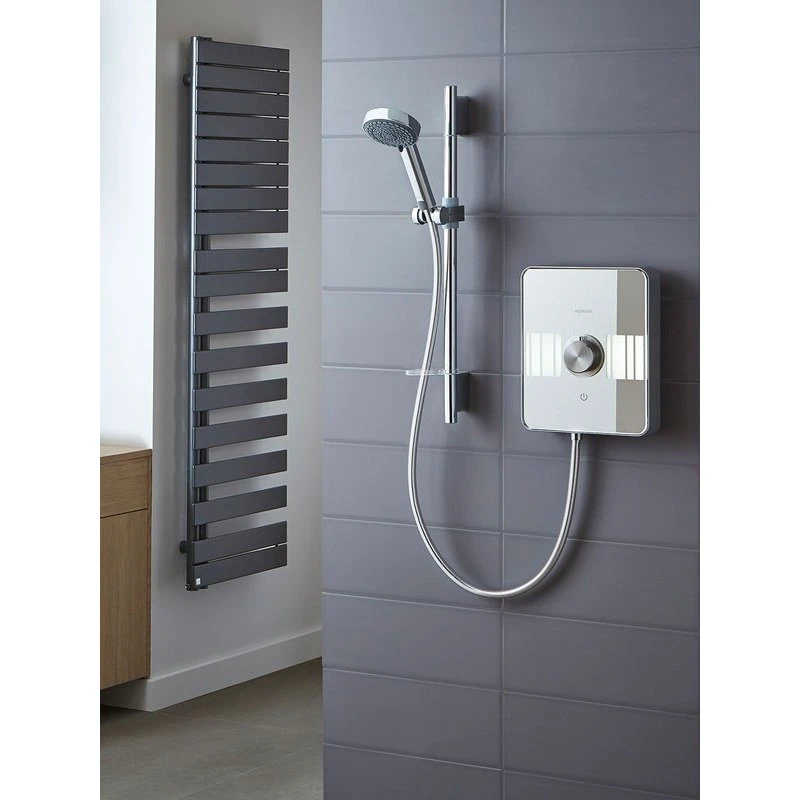 Aqualisa Lumi Electric 9.5kW Shower & Kit Chrome 3 Aqualisa Lumi Electric 9.5kW Shower & Kit Chrome