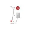 Aqualisa Quartz Electric With Harmony Head 9.5kW – White/Chrome
