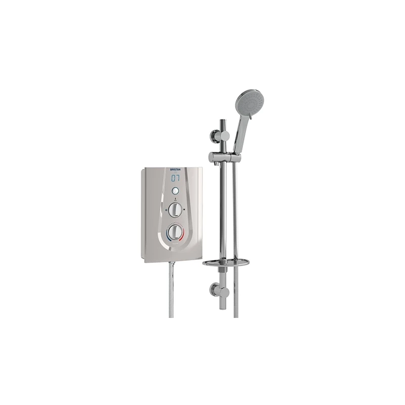 Bristan Joy Thermostatic 9.5kW Electric Shower Metallic Silver 3 Bristan Joy Thermostatic 9.5kW Electric Shower Metallic Silver