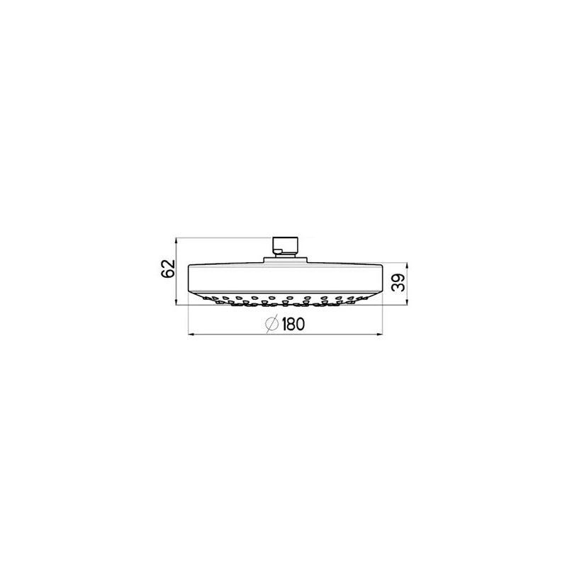 Cifial Vastus 180mm Shower Head 4 Cifial Vastus 180mm Shower Head - Image 2
