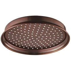 Flova Traditional Brass Rainshower 225mm Bronze