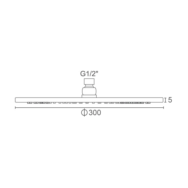 Frontline Aquaflow Italia Round Shower Head 300mm 3 Frontline Aquaflow Italia Round Shower Head 300mm - Image 2