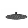 Frontline Aquaflow Round Ultra Thin Shower Head 300mm Matt Black