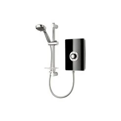 Frontline Aspirante Electric Shower Black Gloss 9.5kW