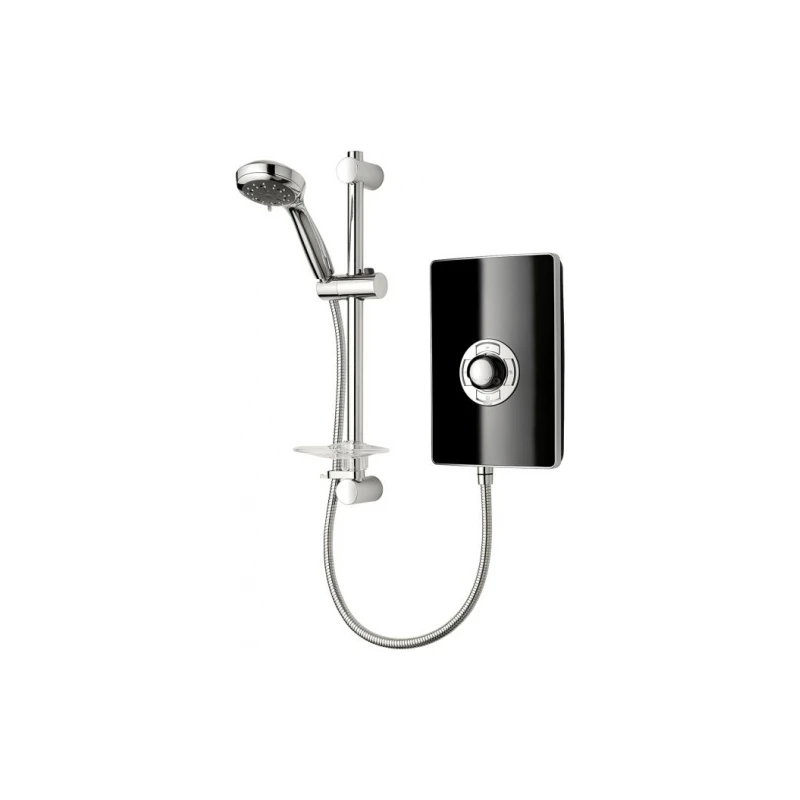 Frontline Aspirante Electric Shower Black Gloss 9.5kW 2 Frontline Aspirante Electric Shower Black Gloss 9.5kW