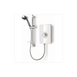 Frontline Aspirante Electric Shower White Gloss 9.5kW