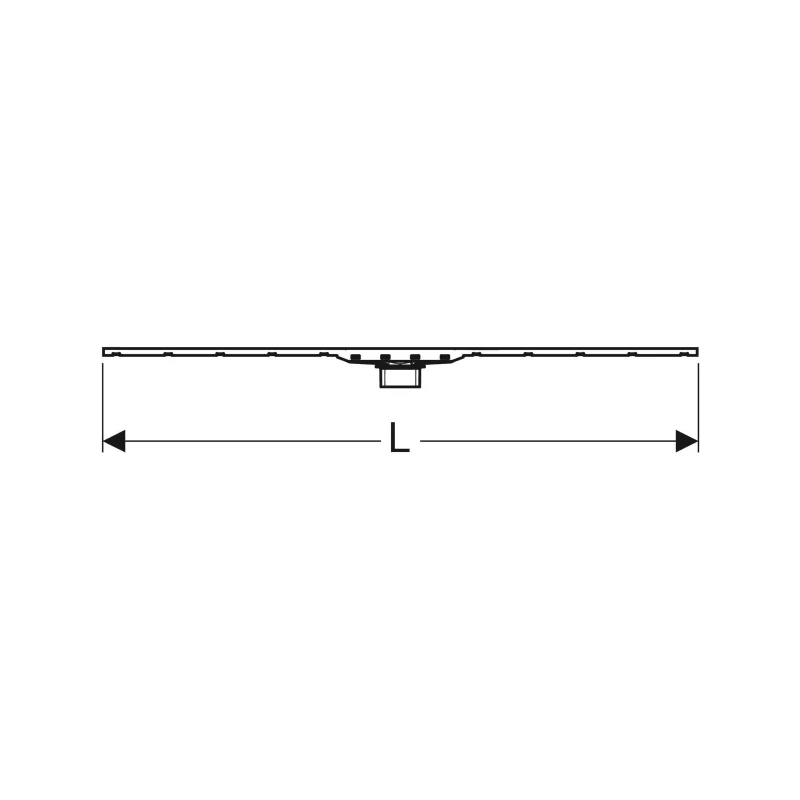 Geberit CleanLine80 Shower Channel 30-130cm Black Chrome 7 Geberit CleanLine80 Shower Channel 30-130cm Black Chrome - Image 5