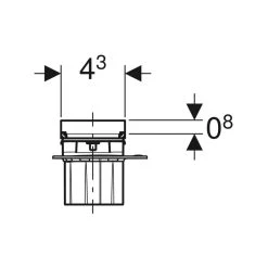 Geberit CleanLine Shower Channel Tile-Bearing 11 Geberit CleanLine Shower Channel Tile-Bearing -Mira Showers shop geberit 154455001 5