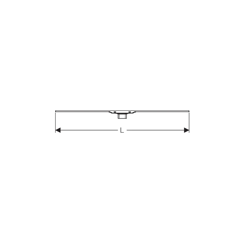 Geberit Shower Channel CleanLine60 130cm Dark/Brushed Metal 4 Geberit Shower Channel CleanLine60 130cm Dark/Brushed Metal - Image 2