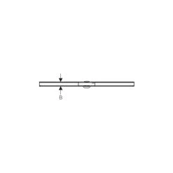 Geberit Shower Channel CleanLine60 130cm Dark/Brushed Metal 9 Geberit Shower Channel CleanLine60 130cm Dark/Brushed Metal -Mira Showers shop geberit 154457001 4