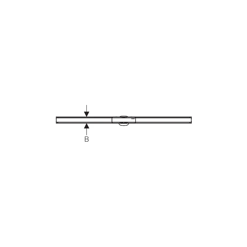Geberit Shower Channel CleanLine60 130cm Dark/Brushed Metal 6 Geberit Shower Channel CleanLine60 130cm Dark/Brushed Metal - Image 4