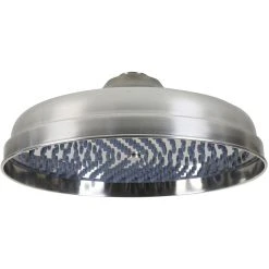 Perrin & Rowe 12″ Easy-Clean Shower Rose Pewter