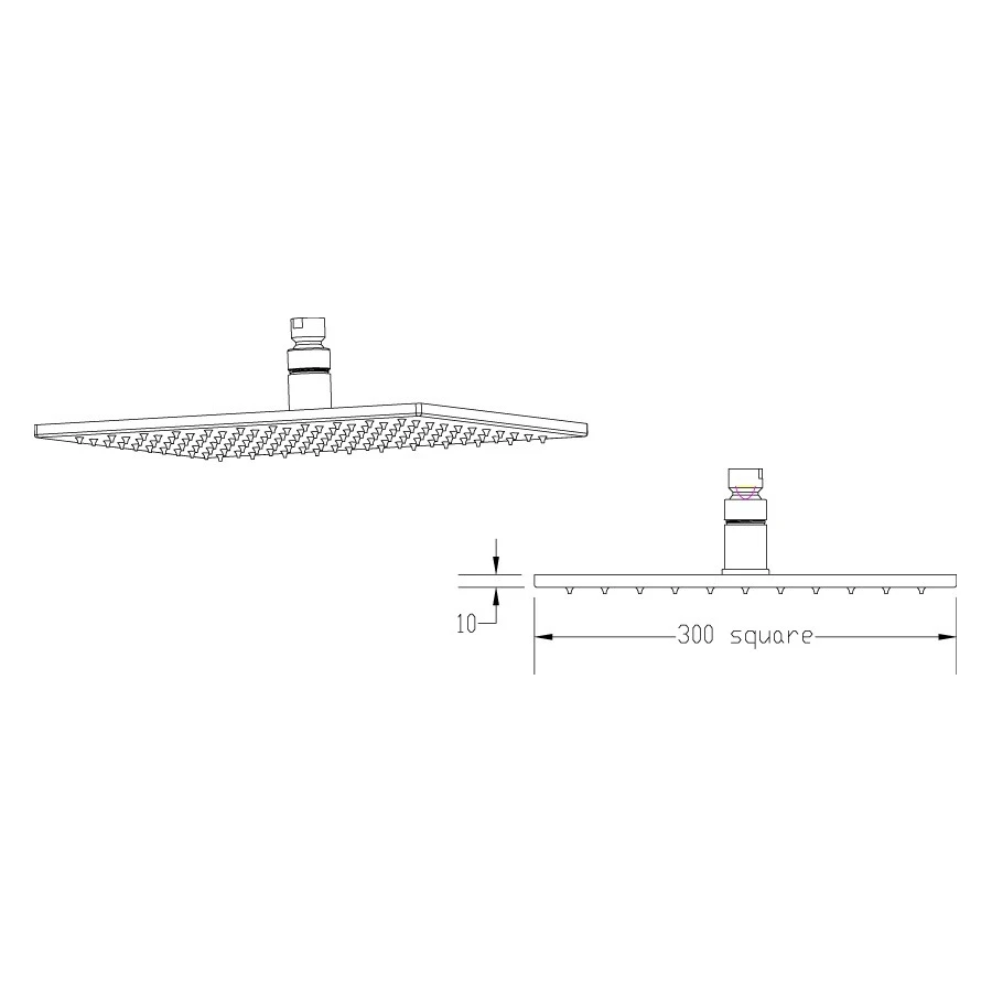 Premier® Premier Square LED Fixed Head 300mm - Image 2