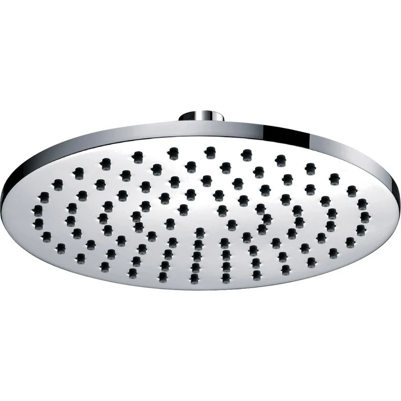 Pura Bathrooms Imex Pura Deluxe Round 200mm Brass Shower Head With Swivel Joint