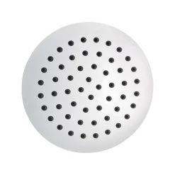 Pura Bathrooms Imex Pura Slimline Stainless Steel Round 200mm Shower Head