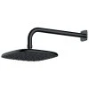 RAK CERAMICS RAK Petit Square Wall Mounted Rain Shower Head Matt Black